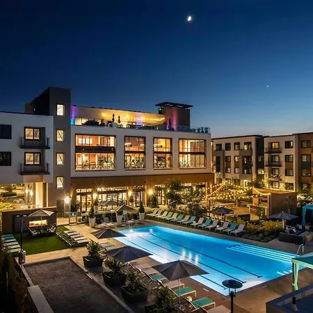 King Bed - Luxury 2 Bed 2 Bath By Stanford, Sfo & Tech Giants In Menlo Park, Ca Apartment